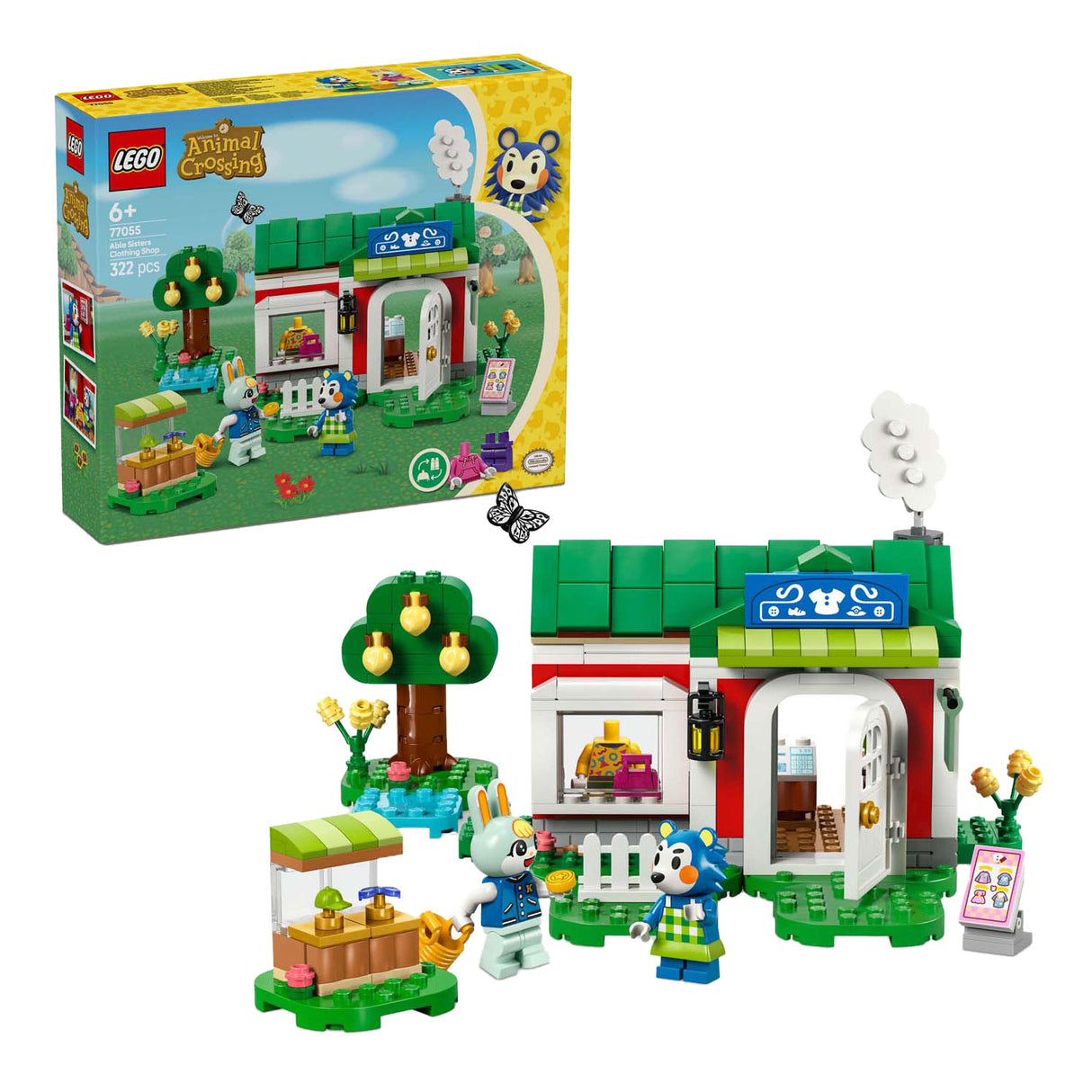 LEGO Animal Crossing 77055 krawiec sióstr zdolnych