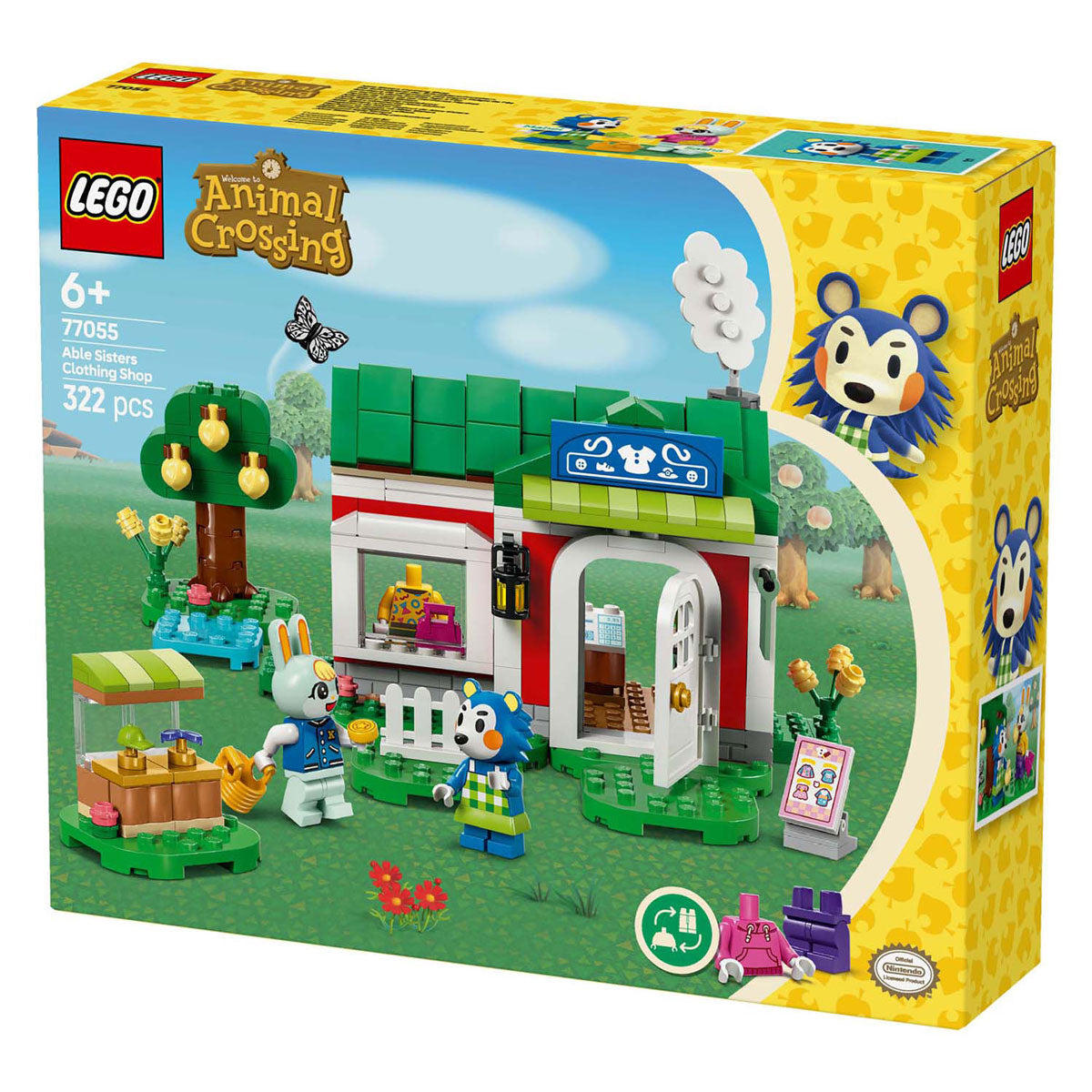 LEGO Animal Crossing 77055 Skrædder af søstrene i stand