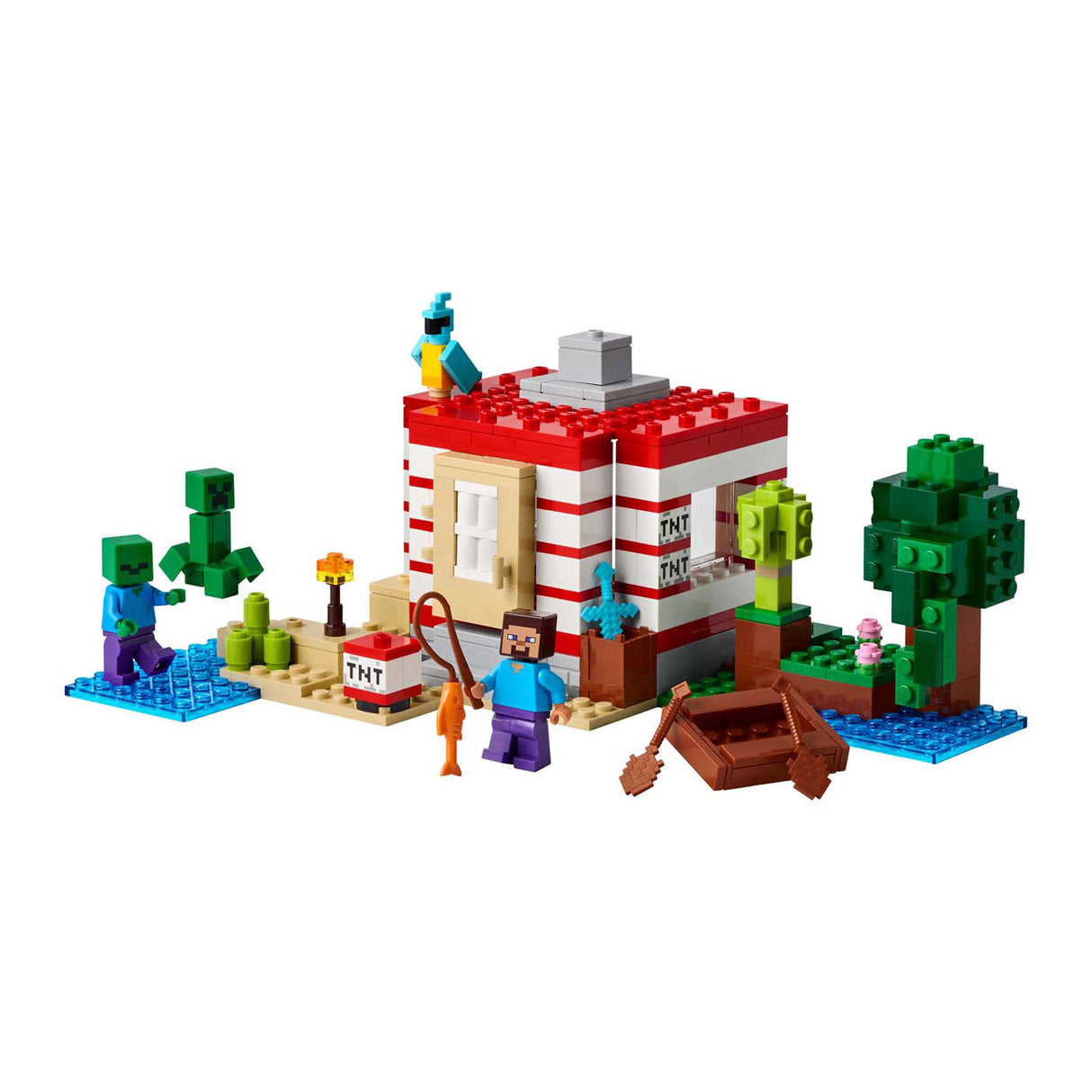 Lego ® Minecraft® The TNT Jungle House, sada videoher - 21275