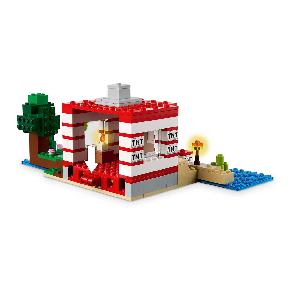 Lego ® Minecraft® The TNT Jungle House, sada videoher - 21275