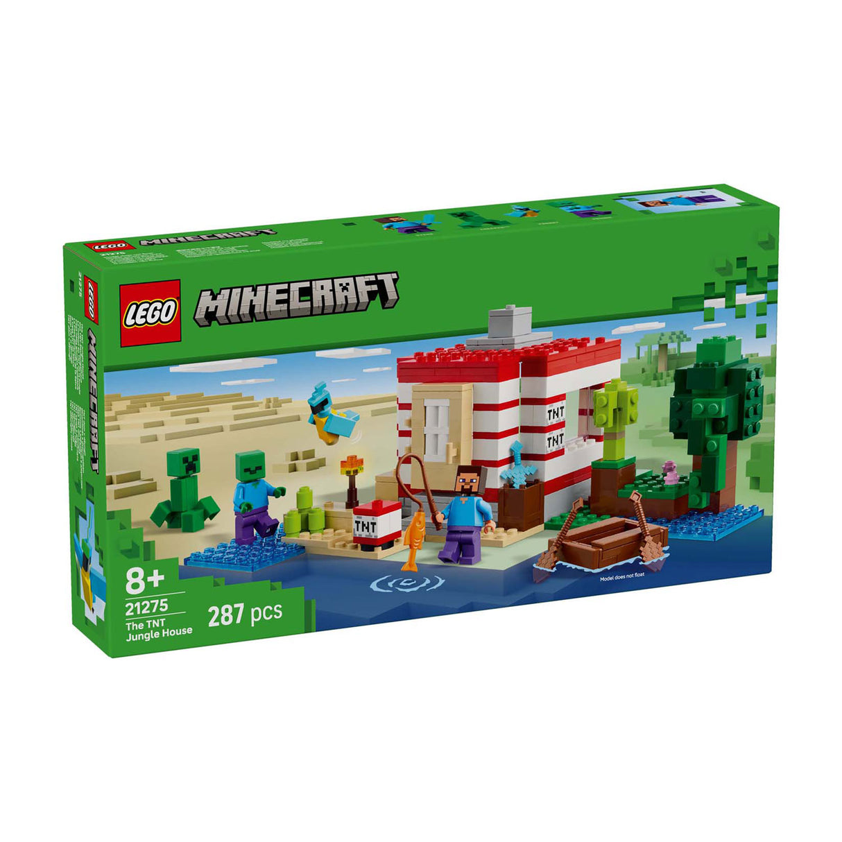 Lego ® Minecraft® The TNT Jungle House, sada videoher - 21275