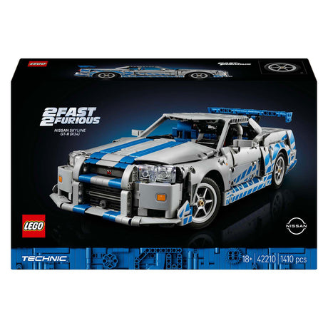 Lego ® Technic 2 Fast 2 Furious Nissan Skyline GT-R (R34) autó - 42210