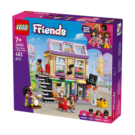 Lego Frënn 42653 Musek Buttek an Appartement