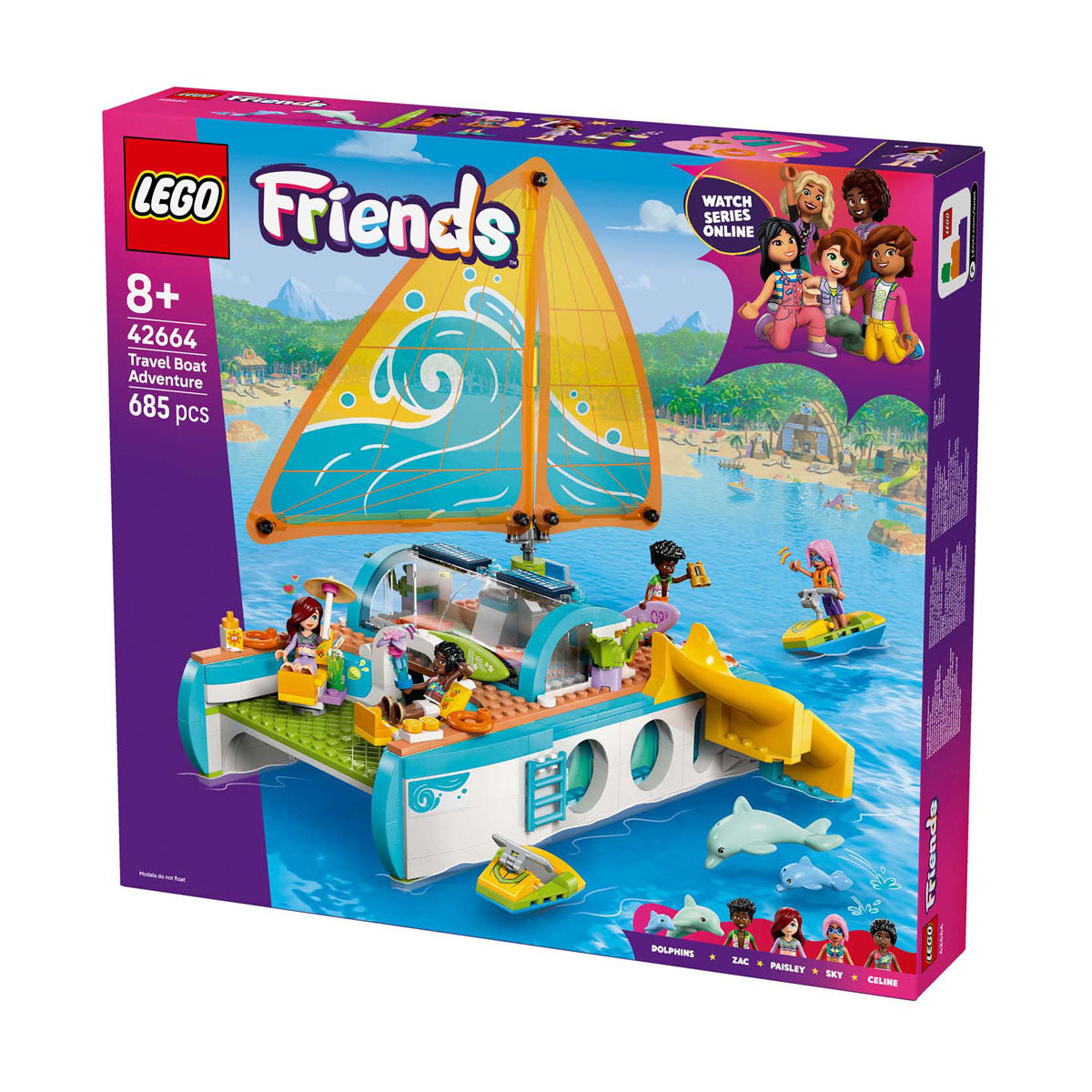Lego friends adventure boat trip boat toy for children - 42664