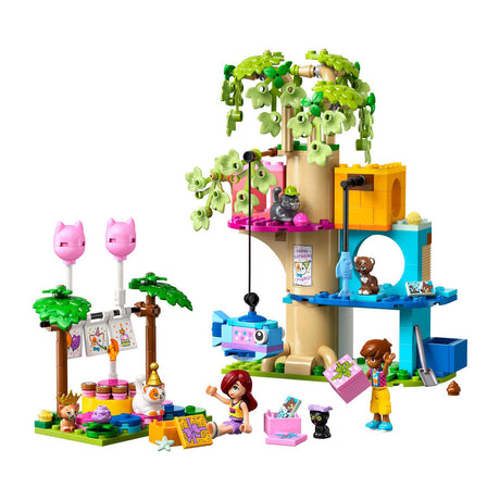 Lego friends 42666 kočičí narozeninová oslava a domeček na stromě