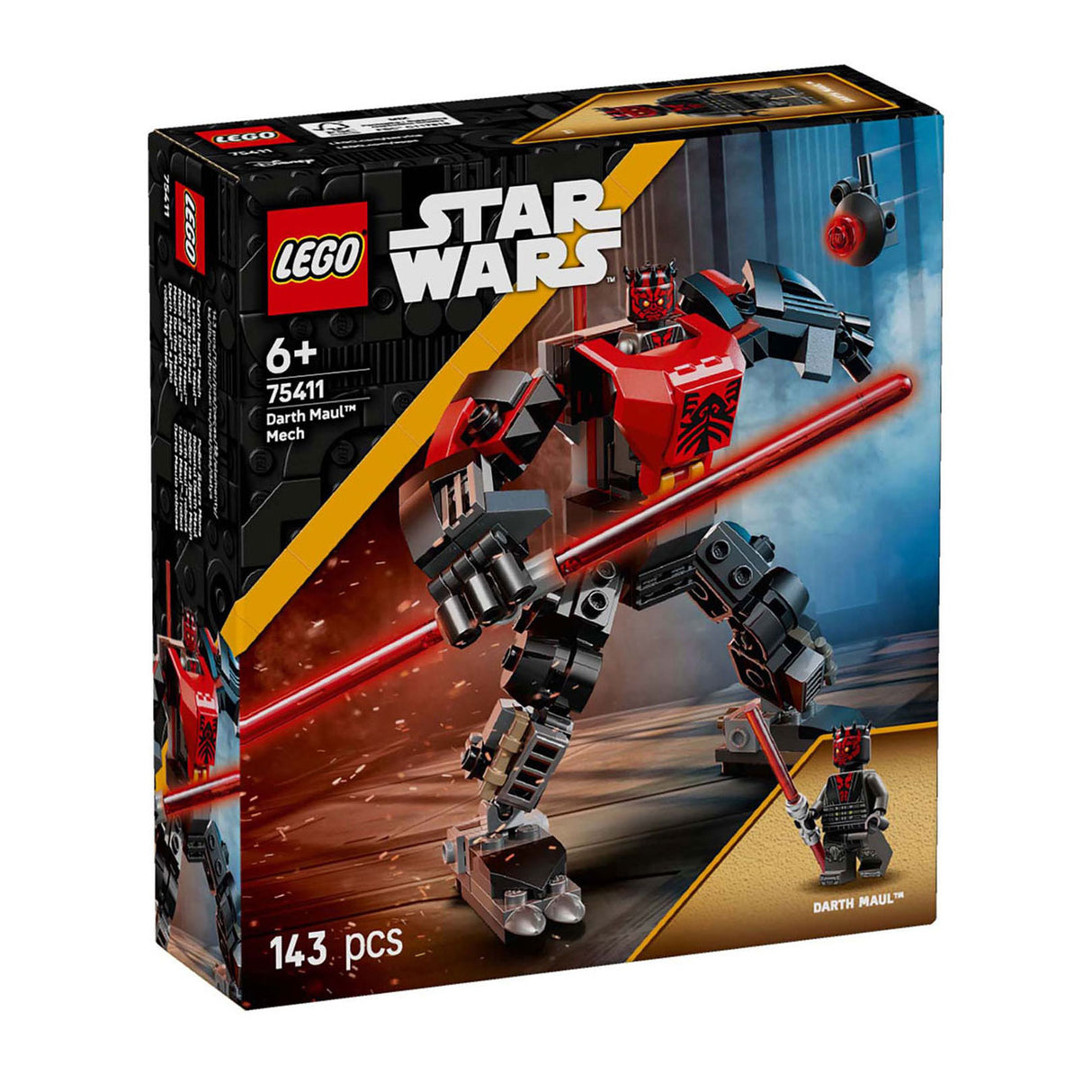 Íosluchtaigh lego star wars 75411 darth maul mech