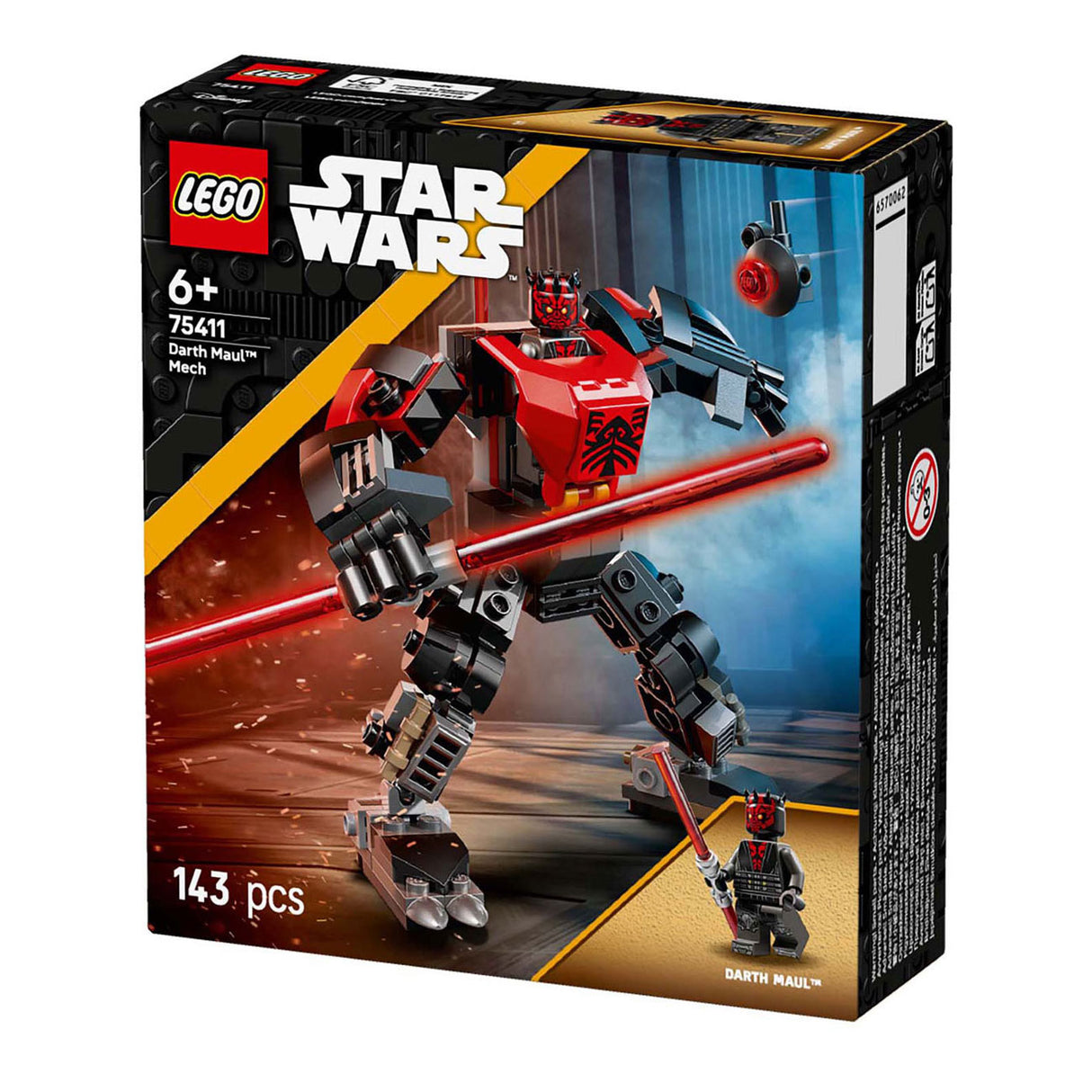 Íosluchtaigh lego star wars 75411 darth maul mech