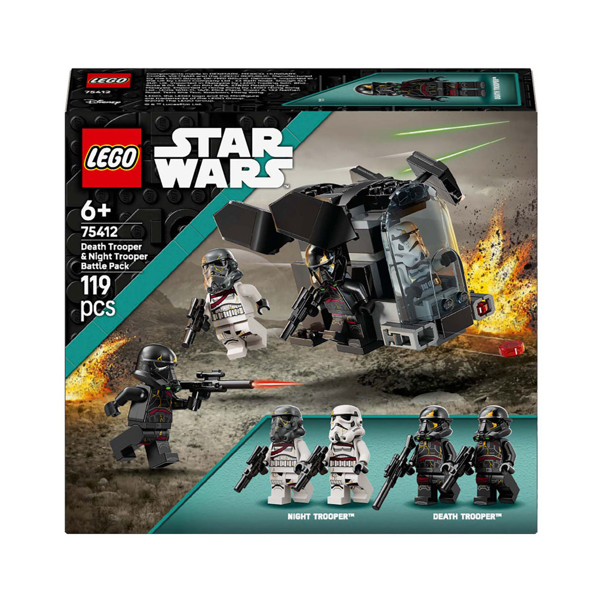Lego star wars death trooper and night trooper battle pack set - 75412
