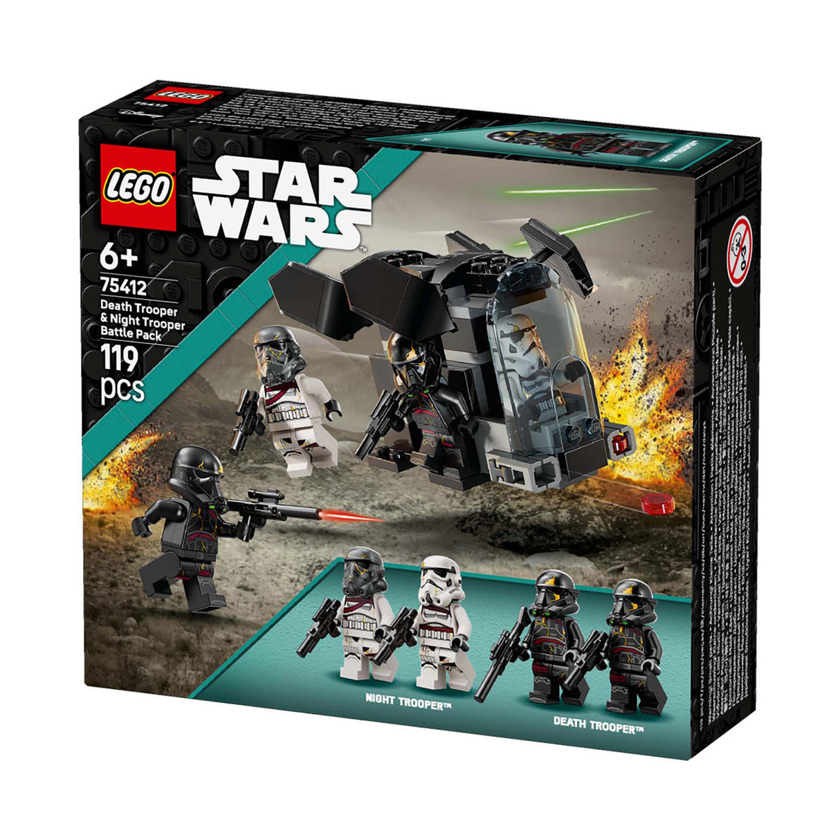 Lego star wars death trooper and night trooper battle pack set - 75412