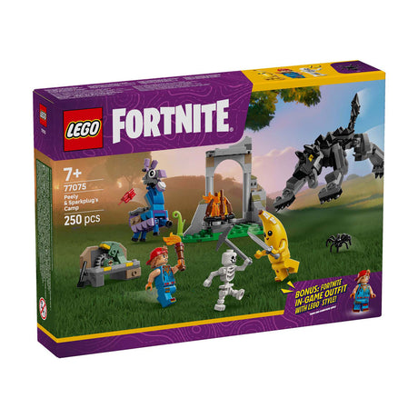 Lego Fortnite 77075 Peely i obóz świec zapłonowych