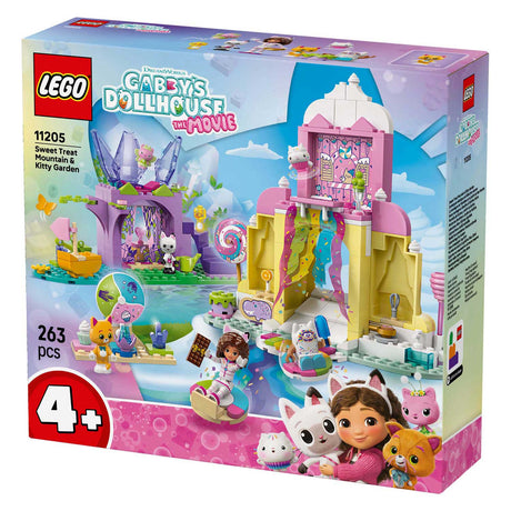 Lego gabby's dollhouse 11205 candy mountain and kitten garden