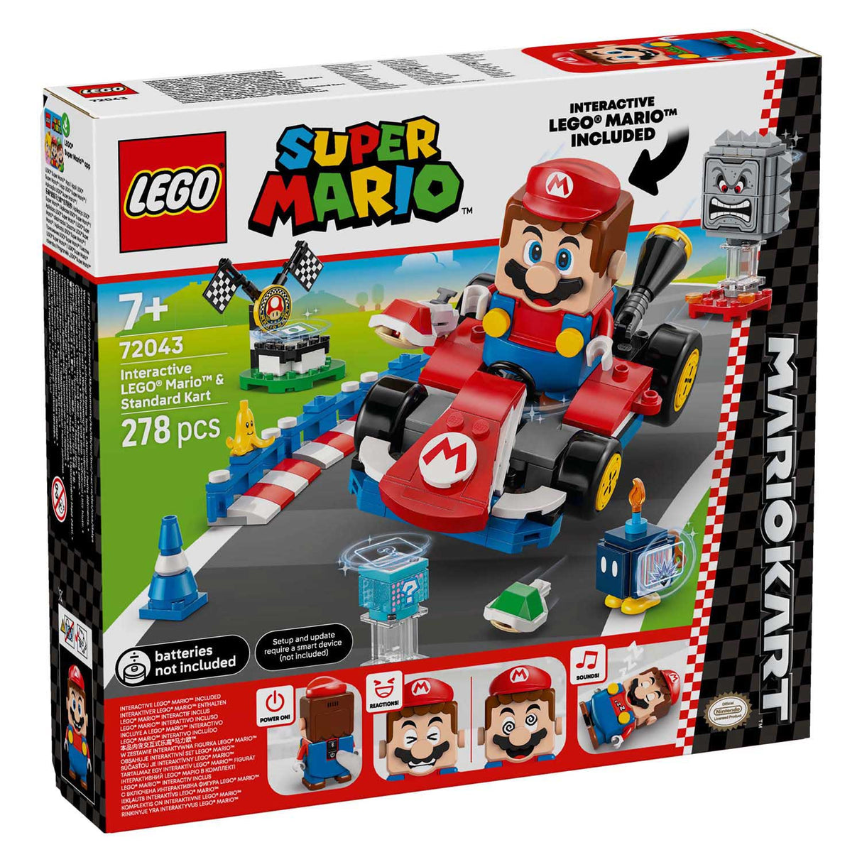 Lego super mario 72043 mario a standardní motokára