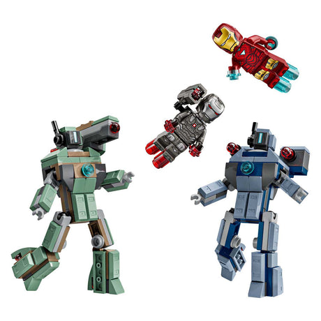Lego Super Heroes Marvel 76320 Iron Man and War Machine vs Hammer Dronen