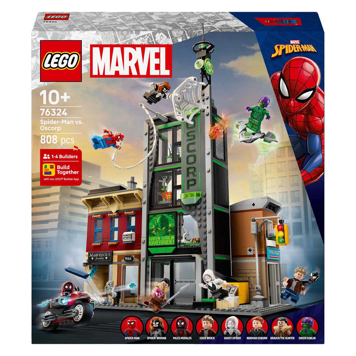 Lego® marvel spider-man proti oscorpu - 76324