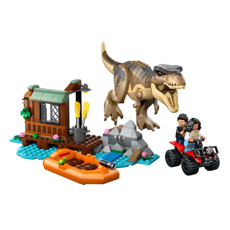 Lego® Jurajski Świat t. Zestaw do budowania ucieczki z rzeki Rex – 76975