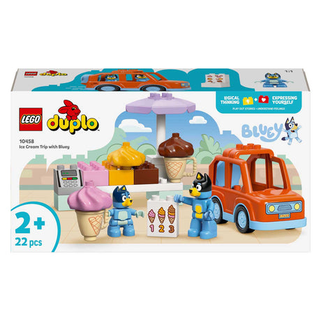 Lego ® duplo® bluey dobite sladoled z modrim - 10458