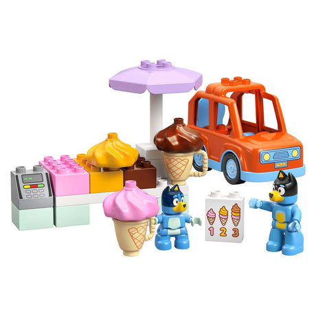 Lego duplo 10458 getting an ice cream with bluey
