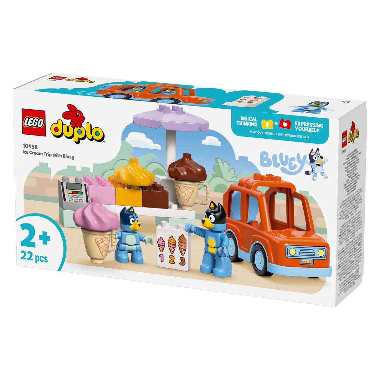 Lego ® duplo® Bluey kritt eng Glace mat Bluey - 10458
