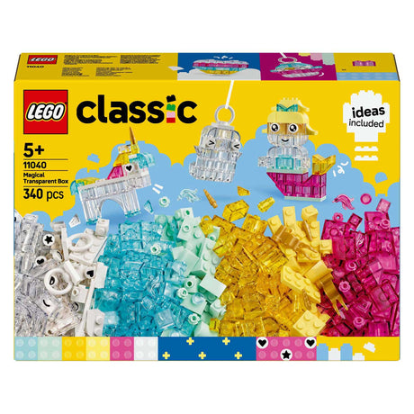 Lego classic 11040 magical transparent box