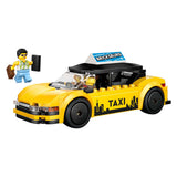 Lego City yellow taxi construction toy