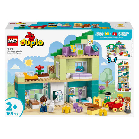 Lego Duplo Town 10470 3v1 moderní dům s figurkami