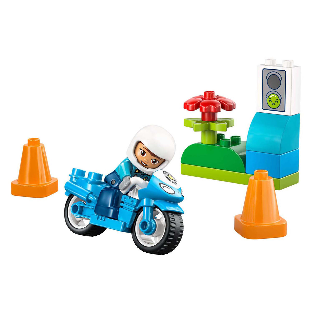Lego Duplo 10471 blue police motorcycle