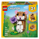Lego creator 31376 cute hamster with flower