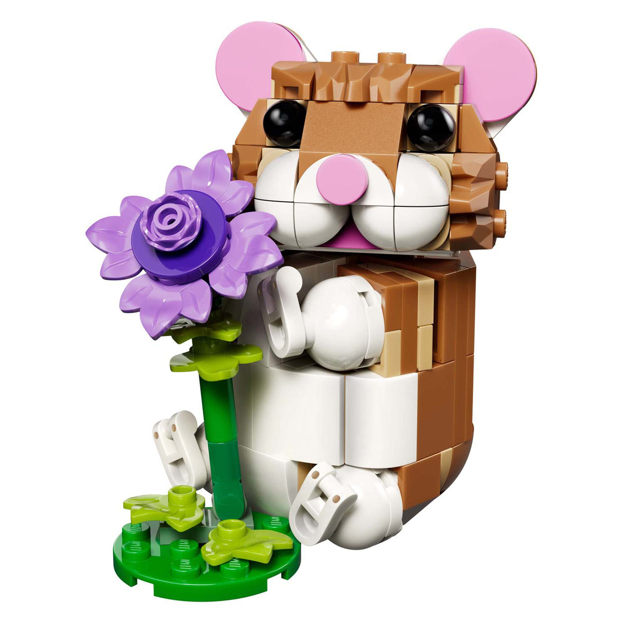 Lego creator 31376 cute hamster with flower