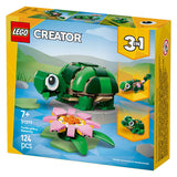 Lego creator 31377 turtle with water lily