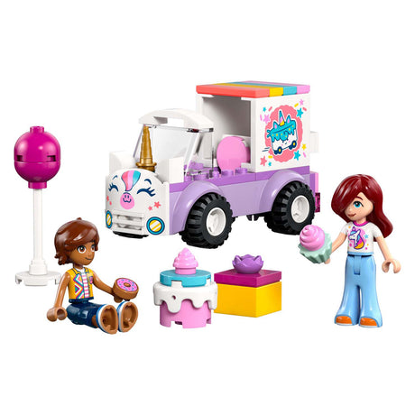 Auto na rozvoz dortu Lego friends 42675 jednorožec