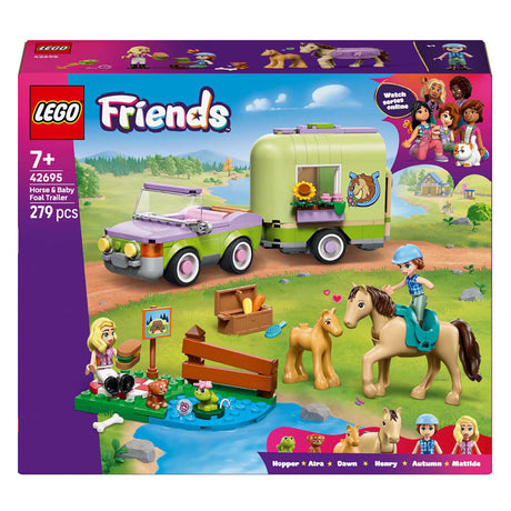 Príves Lego friends 42695 s koňom a žriebätkom