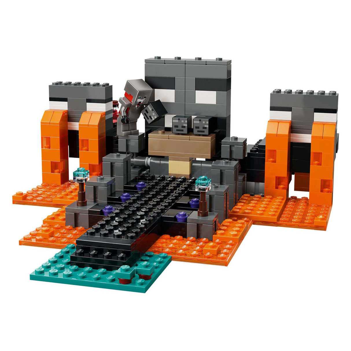 Lego minecraft bréagáin le cath tógála