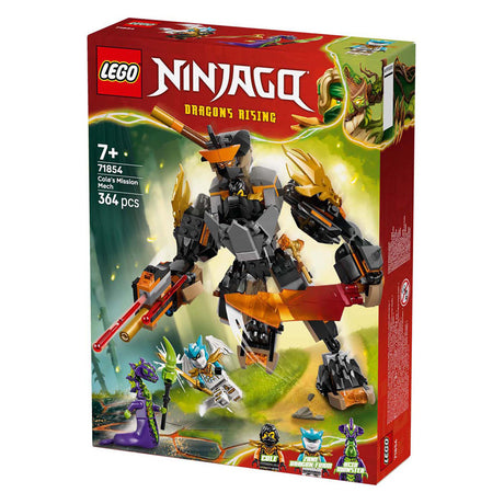 Lego ninjago 71854 cole misijos mechanizmas ir drakonas Zane