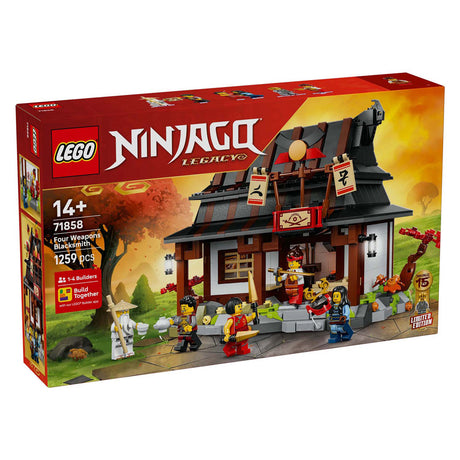 Lego 71858 ninjago 15th anniversary forge the four weapons