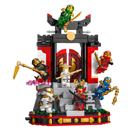 Lego ninjago 71866 15th anniversary display with ninja characters