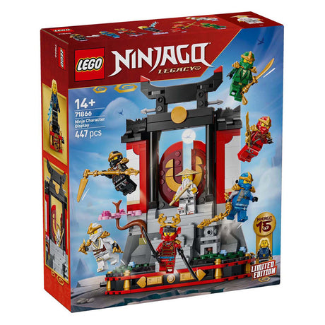 Lego ninjago 71866 15th anniversary display with ninja characters
