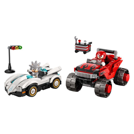 Lego Sonic the Hedgehog 77118 Silver's Auto vs. Knuckles' Monster Truck