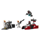 Lego star wars mandalorų mūšio rinkinio apgultis – dovana berniukams nuo 6 metų – 75449