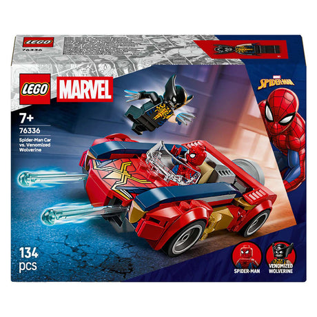 Lego szuperhősök 76336 Marvel Pókember autó vs. mérgezett rozsomák