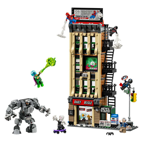 Lego super heroes 76342 marvel spider-man vs. mysterio: the daily bugle