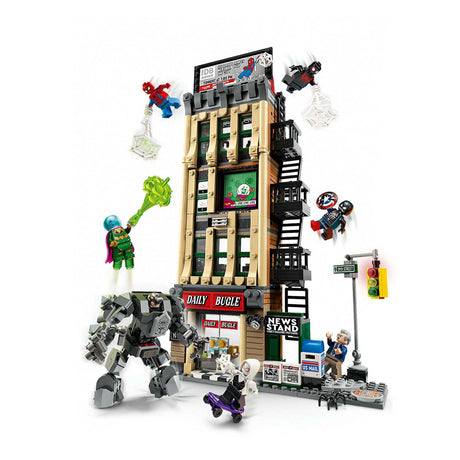 Lego super heroes 76342 marvel spider-man vs. mysterio: the daily bugle