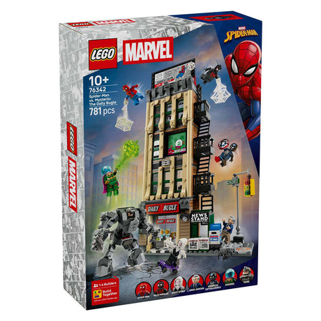Lego super heroes 76342 marvel spider-man vs. mysterio: the daily bugle