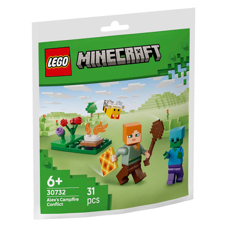LEGO Minecraft 30732 Alex and the Campfire Battle
