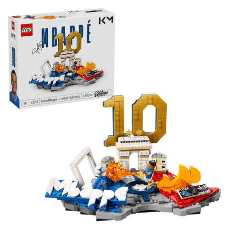 Lego special edition 2026 43013 Kylian Mbappé football highlights