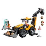 Lego City 60480 Yellow Backhoe Digger