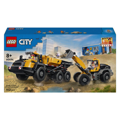 LEGO City 60404 Dump Truck and Excavator