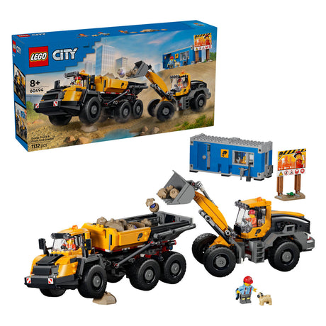 LEGO City 60404 Dump Truck and Excavator