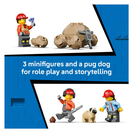 LEGO City 60404 Dump Truck and Excavator