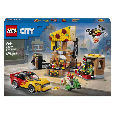 Lego City 60496 Pizza Center with Vehicles