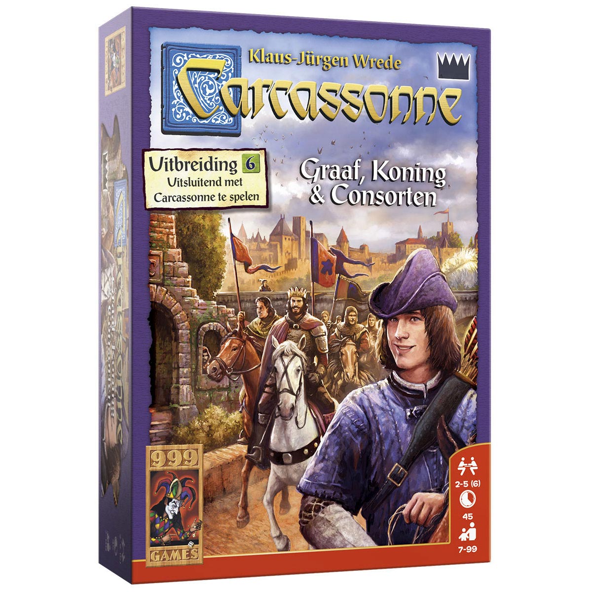 999Games Carcassonne Graaf, Koning in Associates Board Game